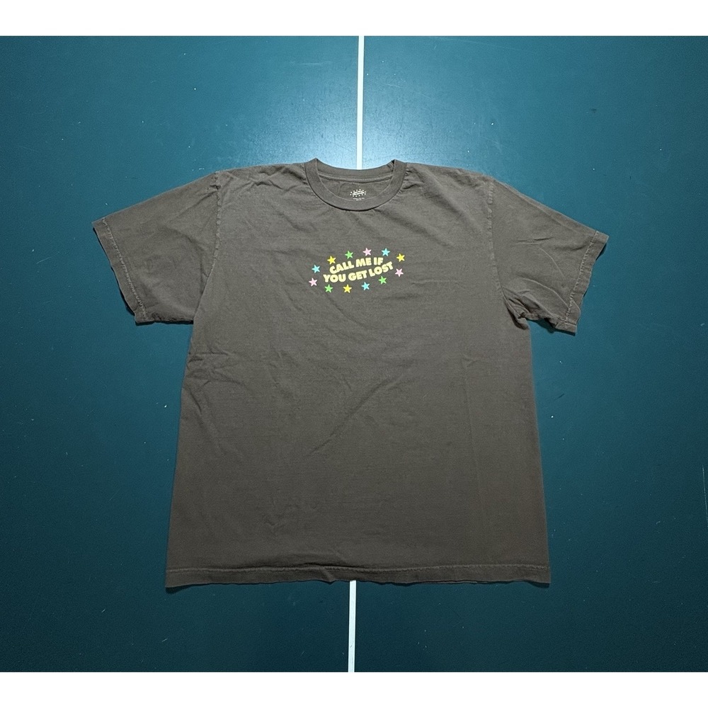 Tyler the Creator Call Me If You Get Lost dark T-Shirt Men's XL Dark Brown